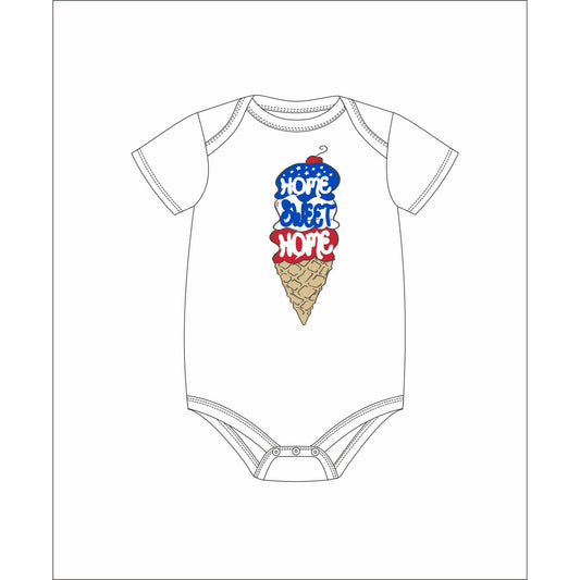 Kids Home Sweet Home Baby Onesie 6MO