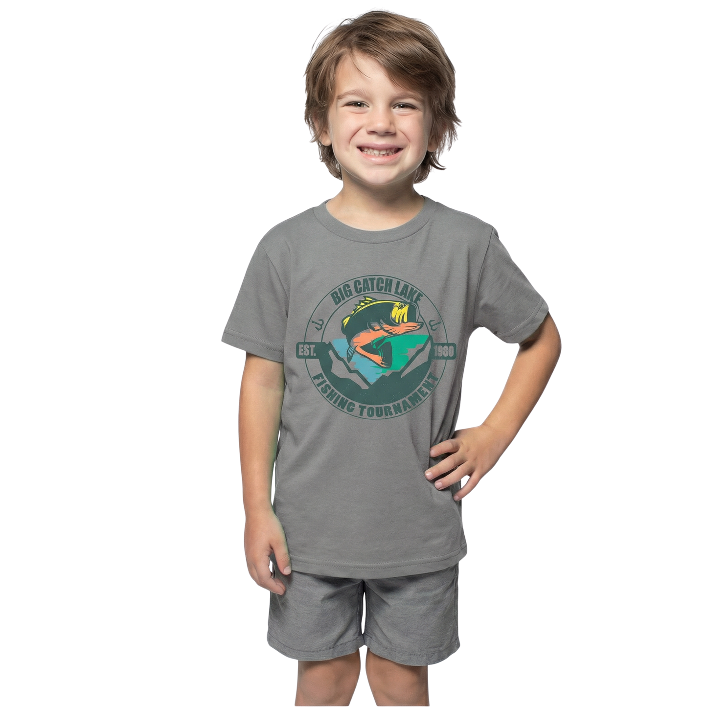 Kids Big Catch Lake T-Shirt