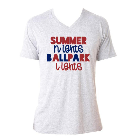 Summer Nights Ballpark Lights T-Shirt S