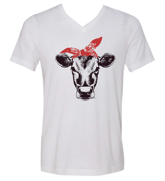 Cow With Bandana T-Shirt