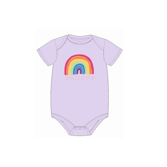 Kids Believe Rainbow Baby Onesie 6MO