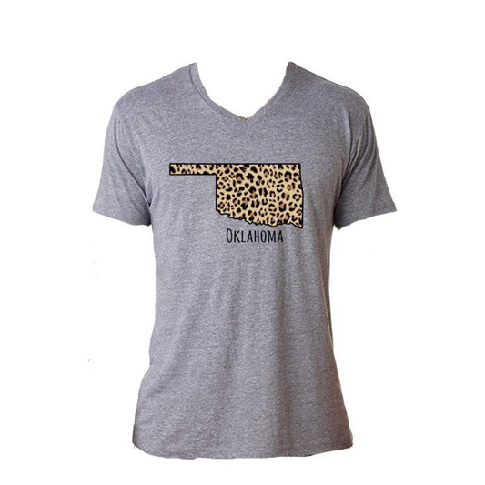 Oklahoma Leopard State T-Shirt 2XL