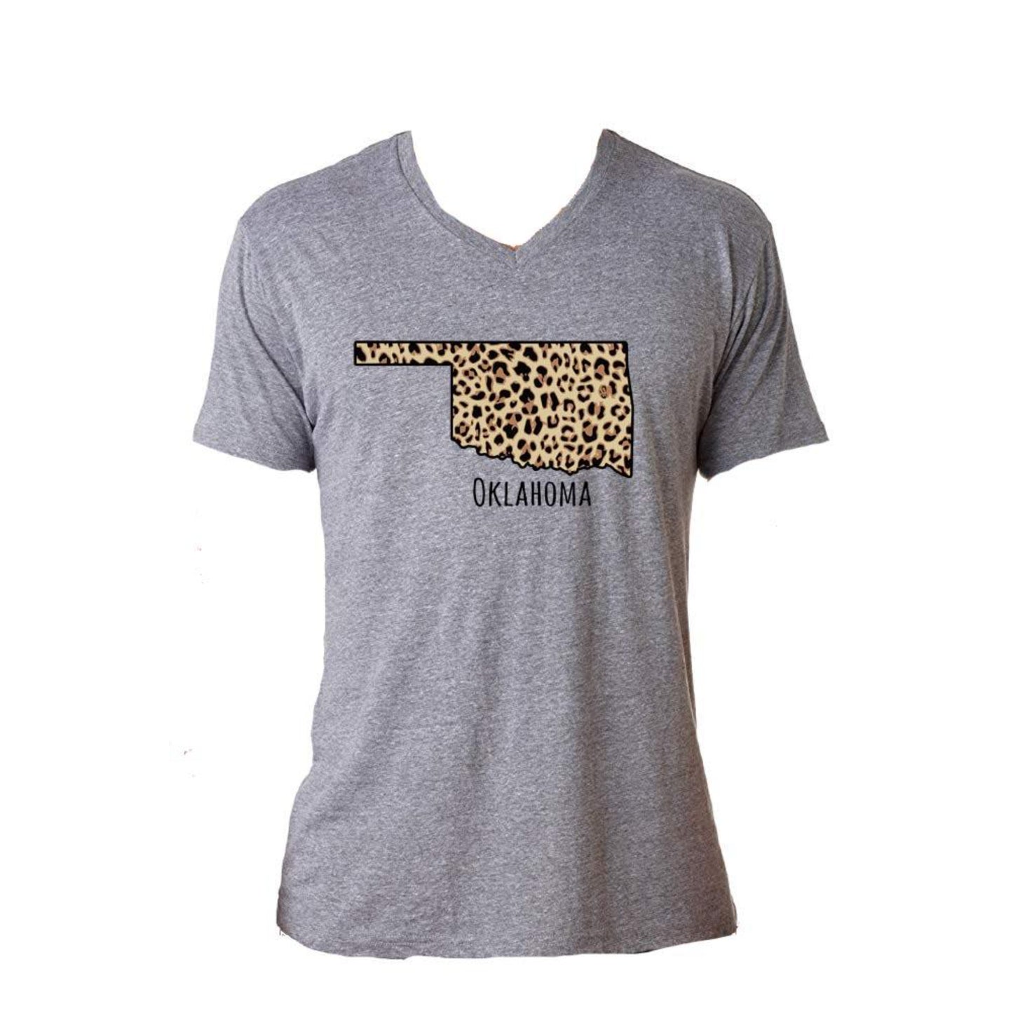 Oklahoma Leopard State T-Shirt S
