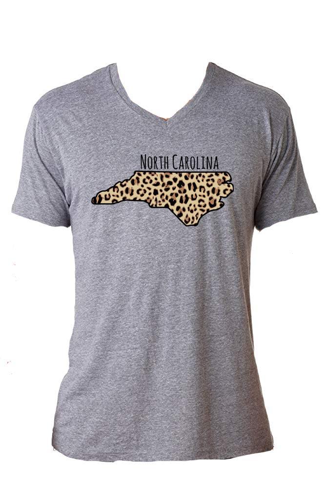 North Carolina Leopard State T-Shirt