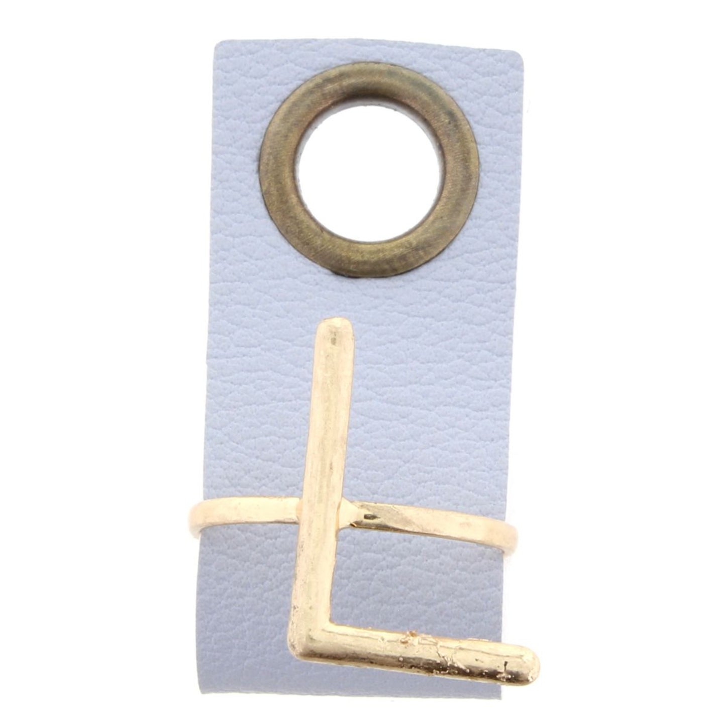 L Initial Adjustable Ring