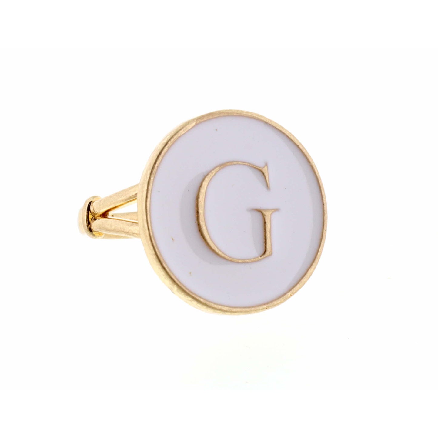 White Epoxy "G" Initial Ring