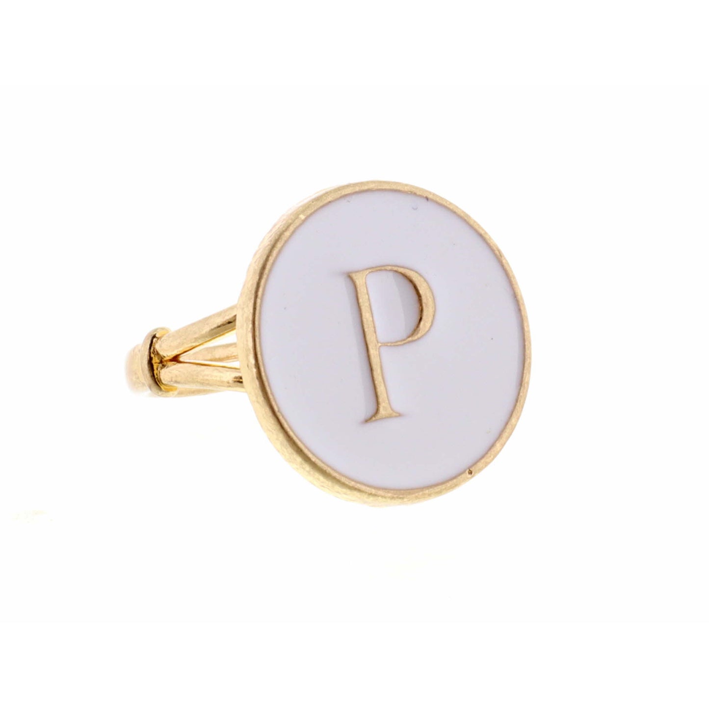 White Epoxy "P" Initial Ring