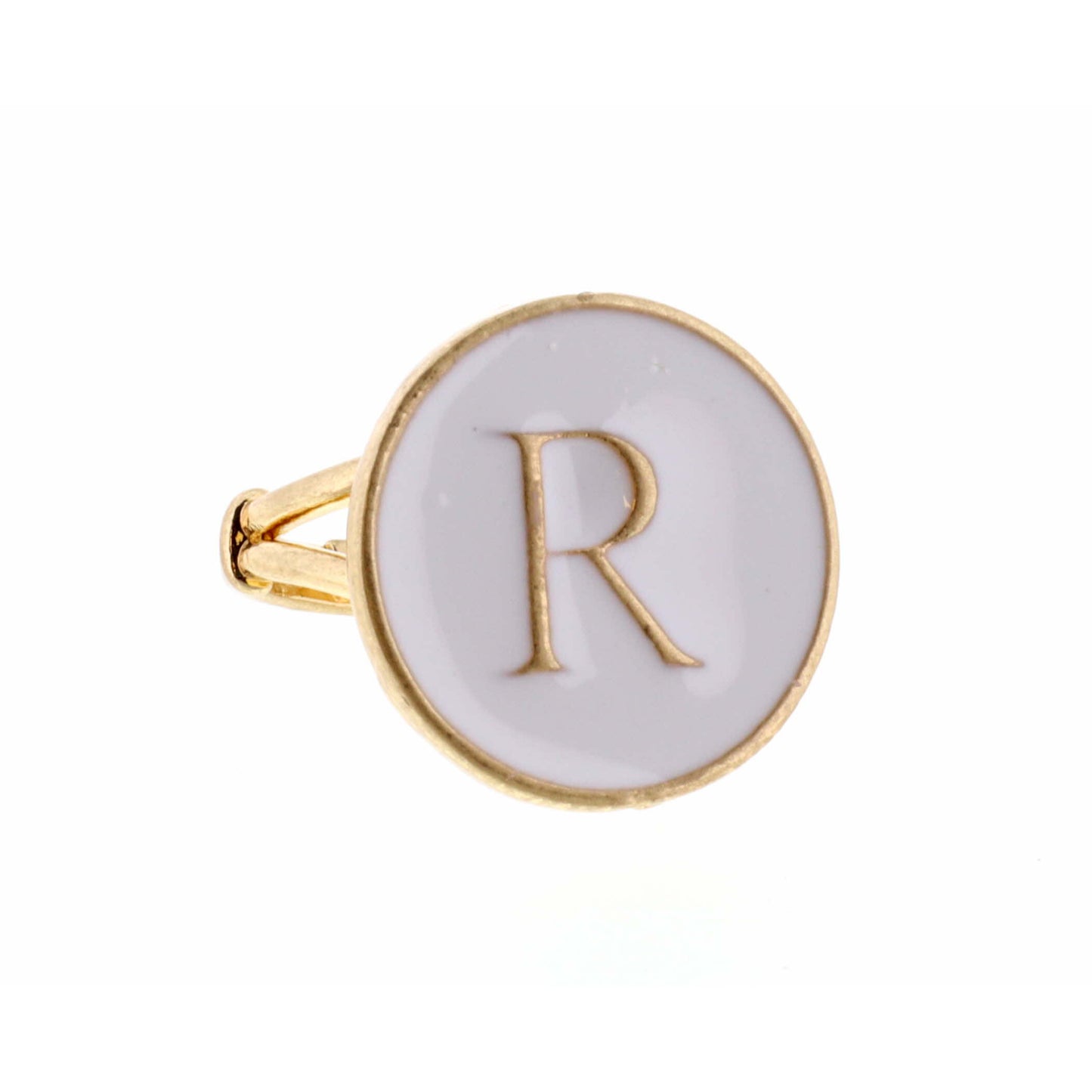 White Epoxy "R" Initial Ring