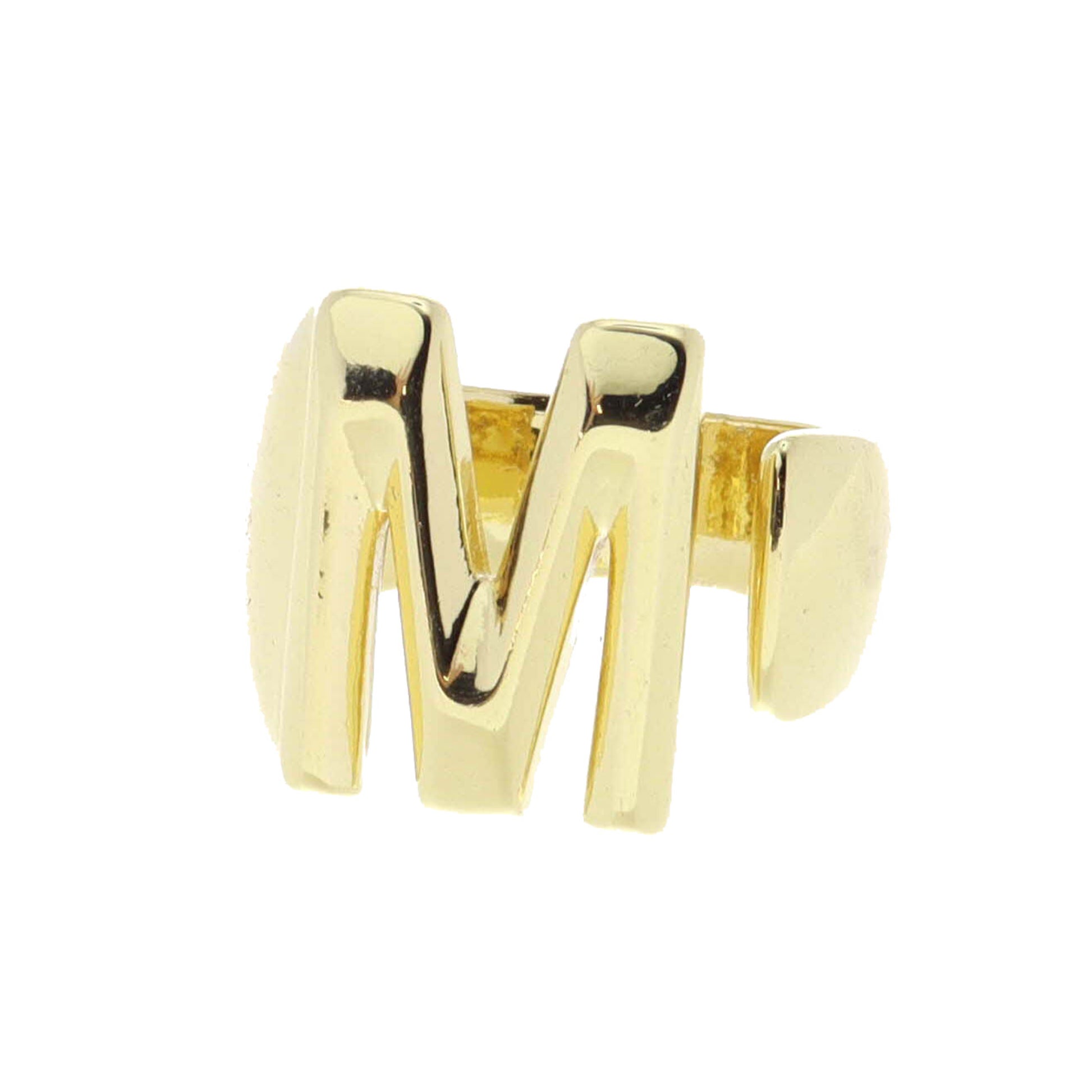 Gold Initial "M" Wrap Ring