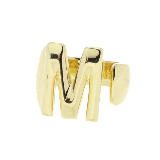 Gold Initial "M" Wrap Ring