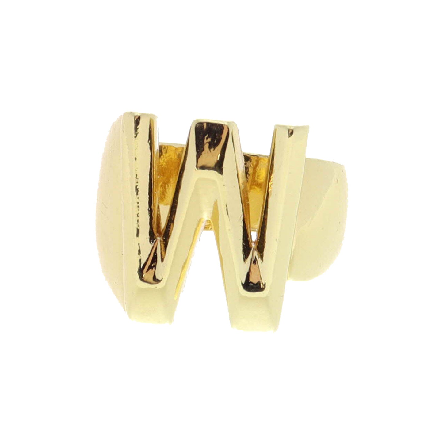 Gold Initial "W" Wrap Ring