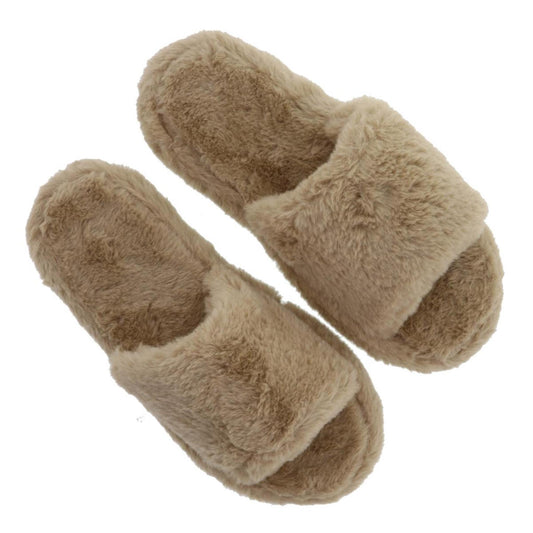 Taupe Open Toe Slipper Assortment