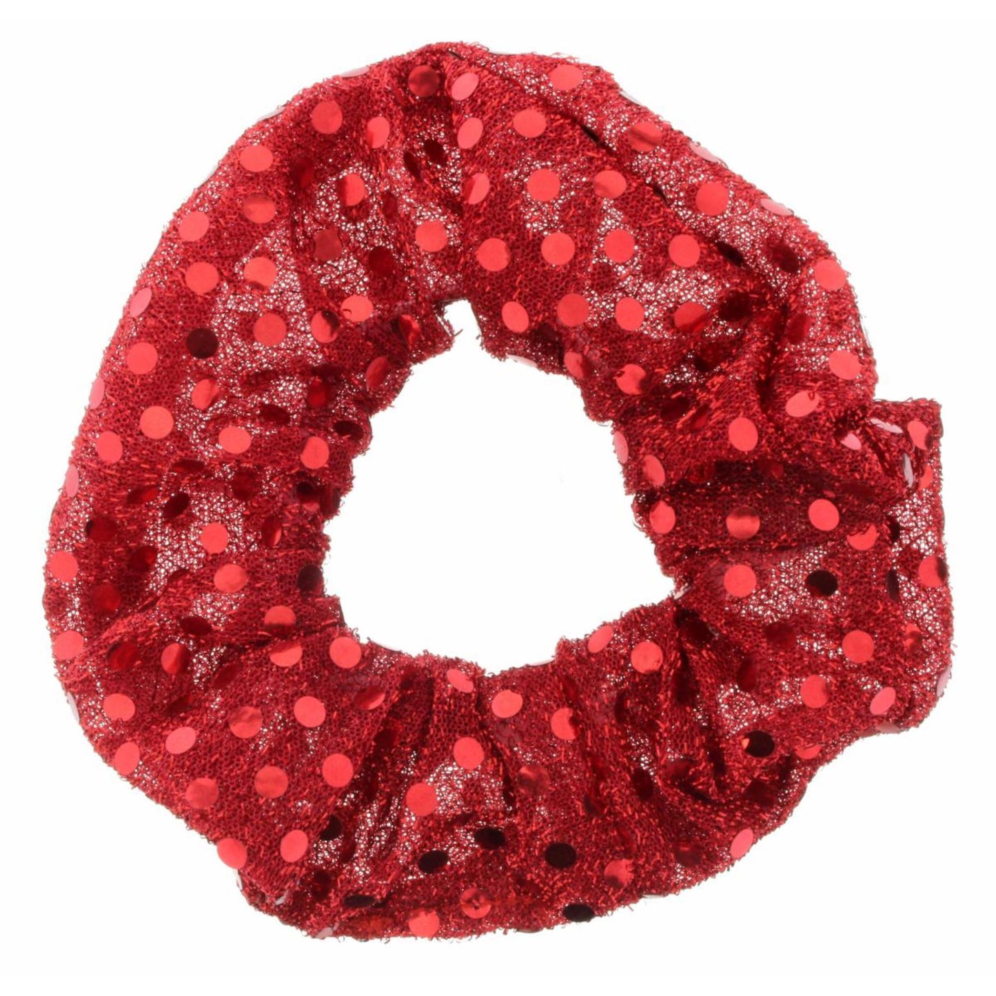 Kids Red Sequin Scrunchie