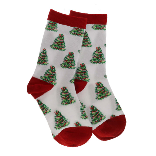 Kids O' Christmas Tree Socks