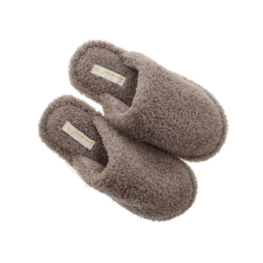Taupe Closed Toe Slipper