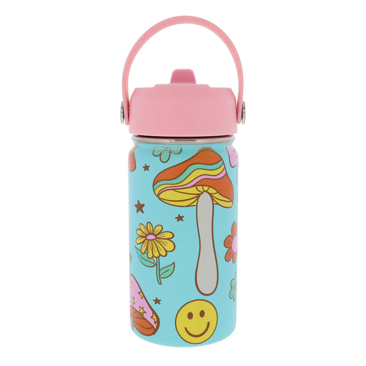 Kids Totally Happy 12 Oz. Bottle With Straw Cap