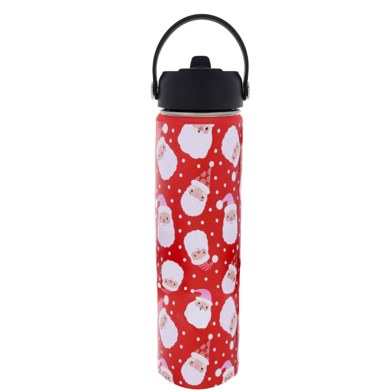 The Most Wonderful Time of the Year 25 Oz. Skinny Bottle With Straw Cap