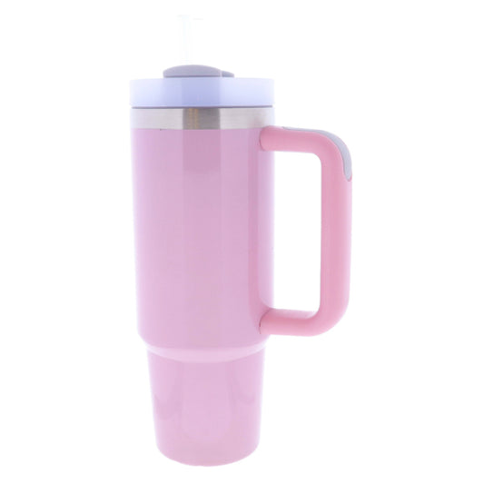 Blushing Ballerina 30 Oz. Tumbler With Straw and Handle