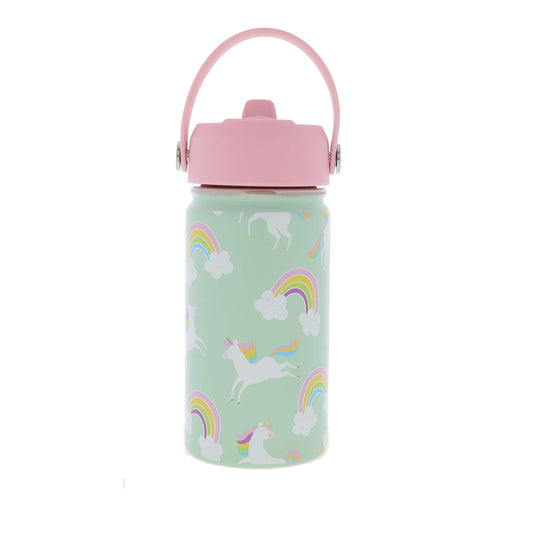Kids Leaping Unicorn 12 Oz. Bottle With Straw Cap