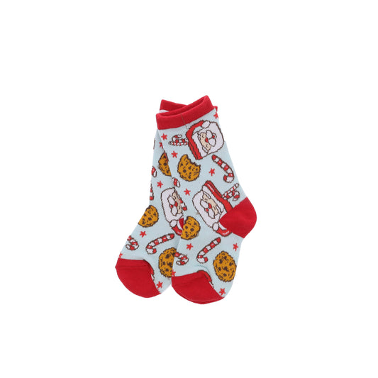 Kids Christmas Cookies Tall Sock