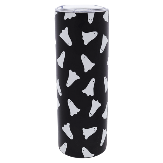 Boo! 20 Oz. Skinny Tumbler With Lid And Straw