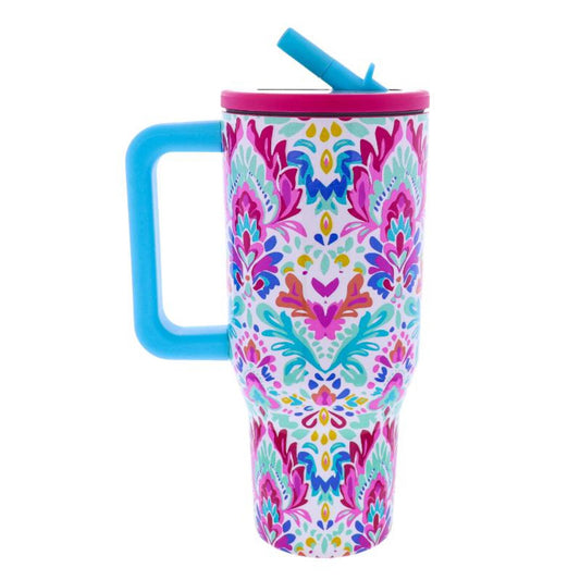Penelope 30 Oz. Tumbler With Flip Straw and Handle