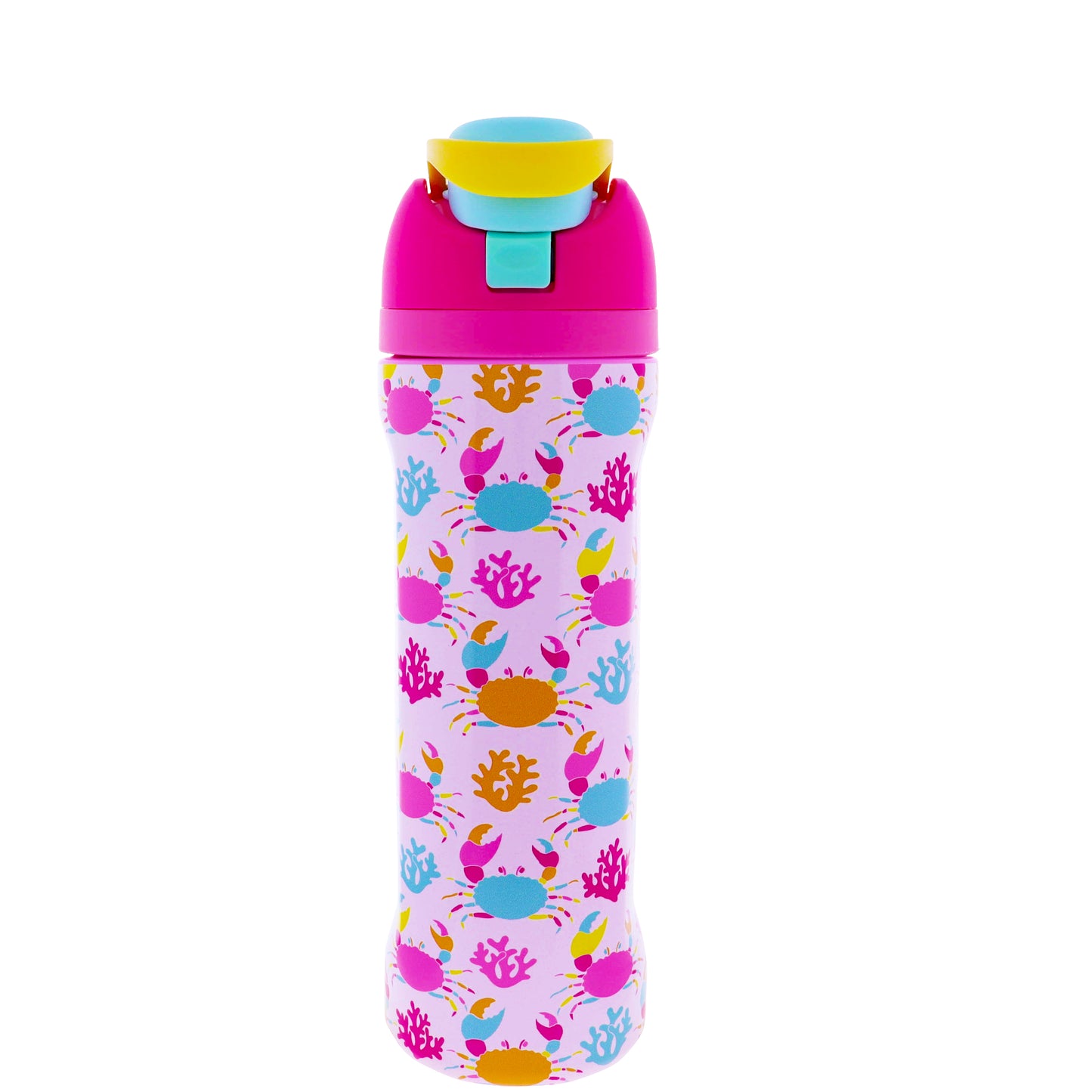 Crabby Chic 24 Oz. Water Bottle With Straw Cap