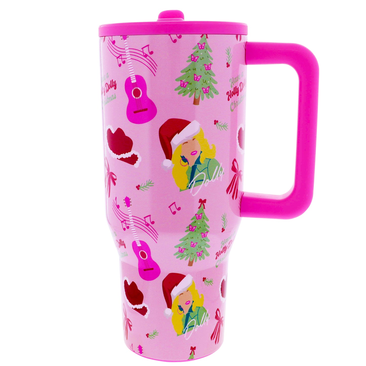 Sparkle & Shine 30 Oz. Tumbler With Flip Straw and Handle