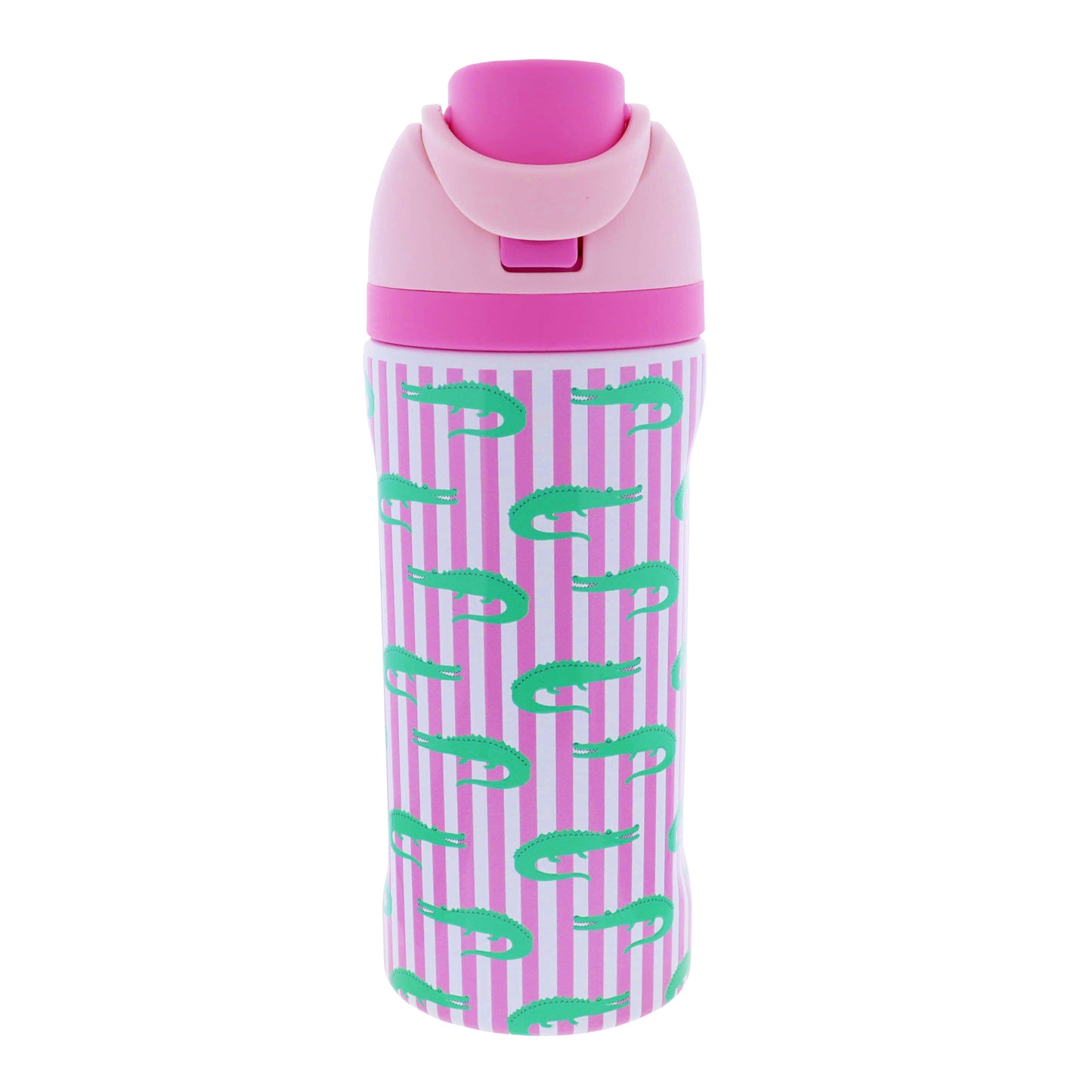 Kids Later, Gator 16 Oz. Water Bottle With Straw Cap