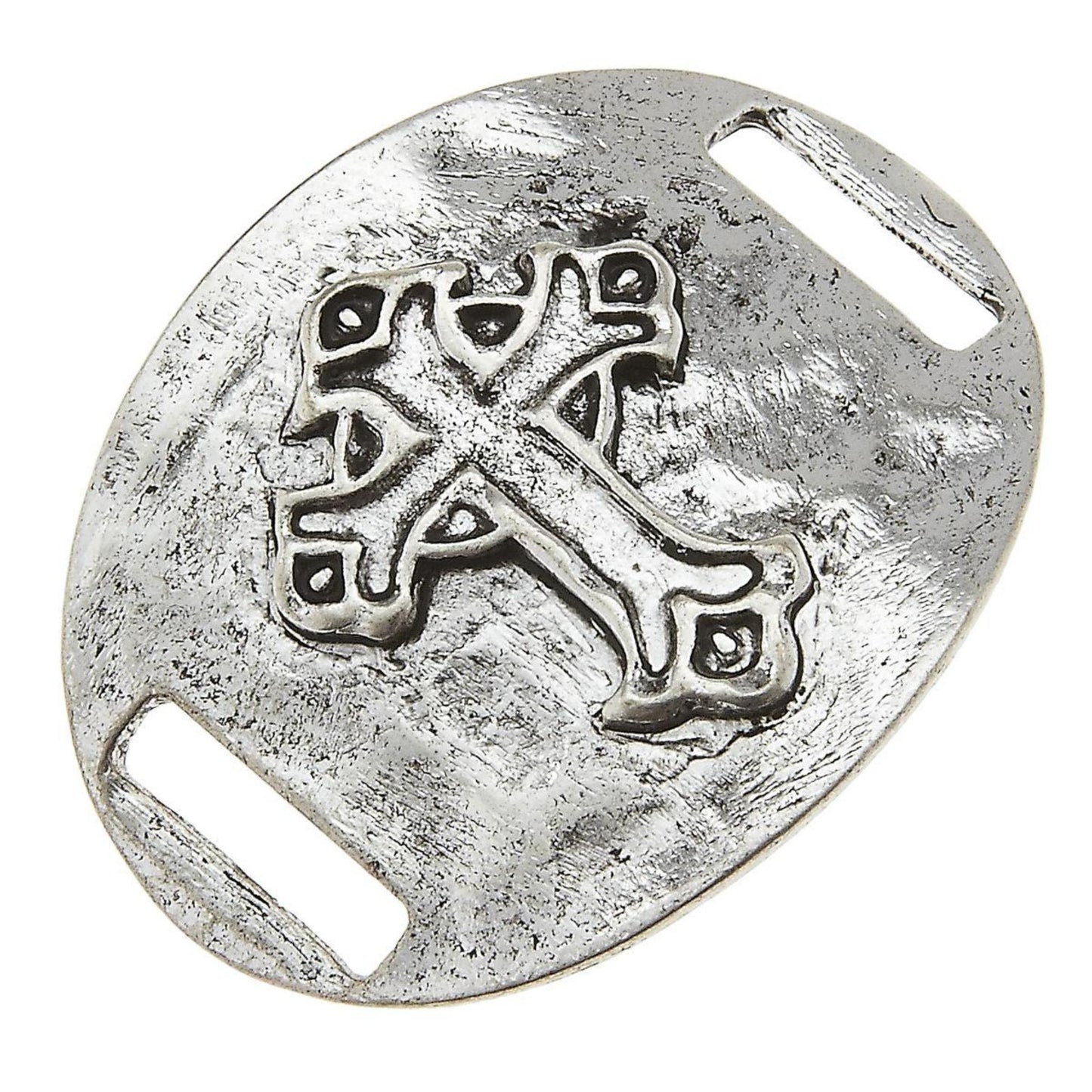 Antique Silver Cross Slide