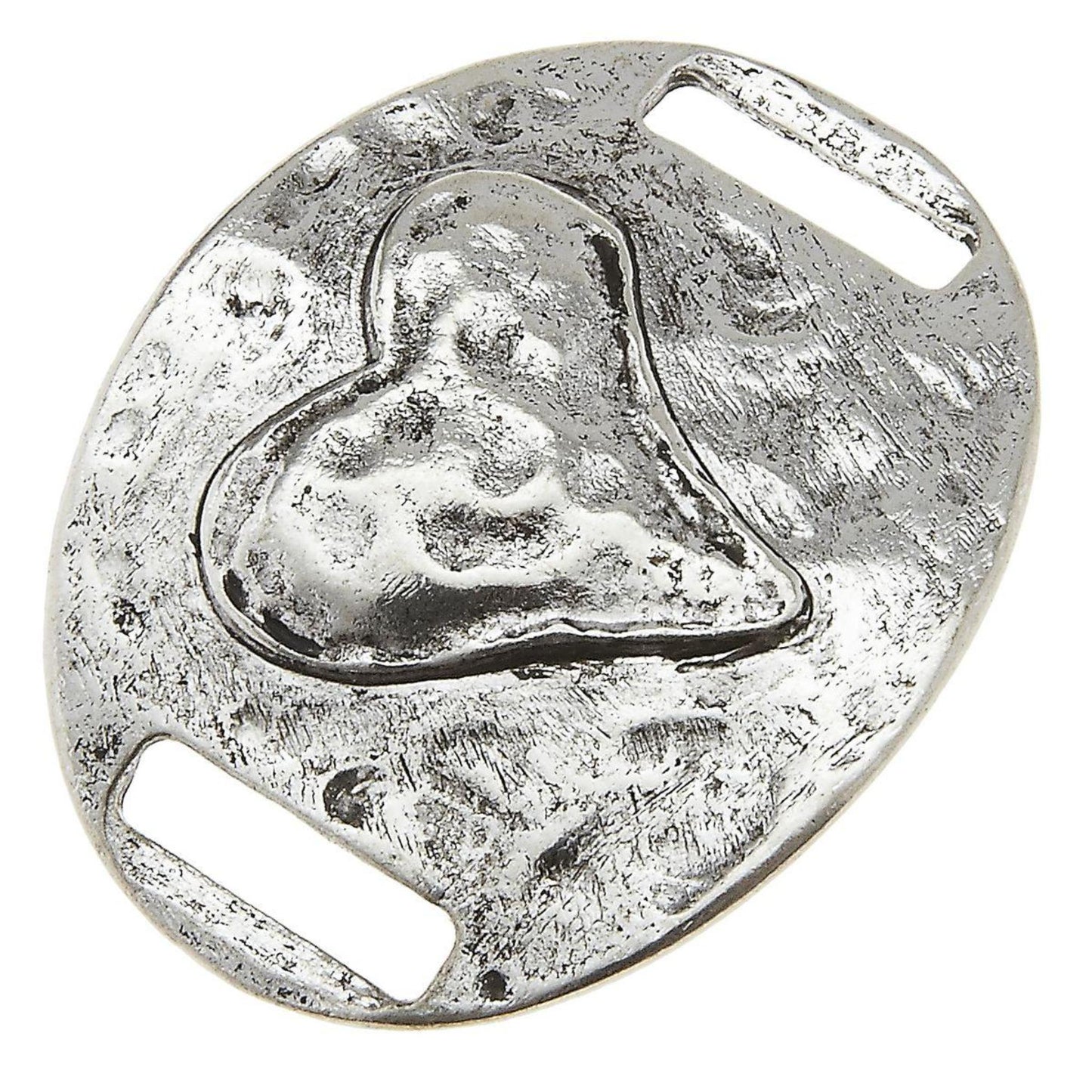 Antique Silver Heart Slide