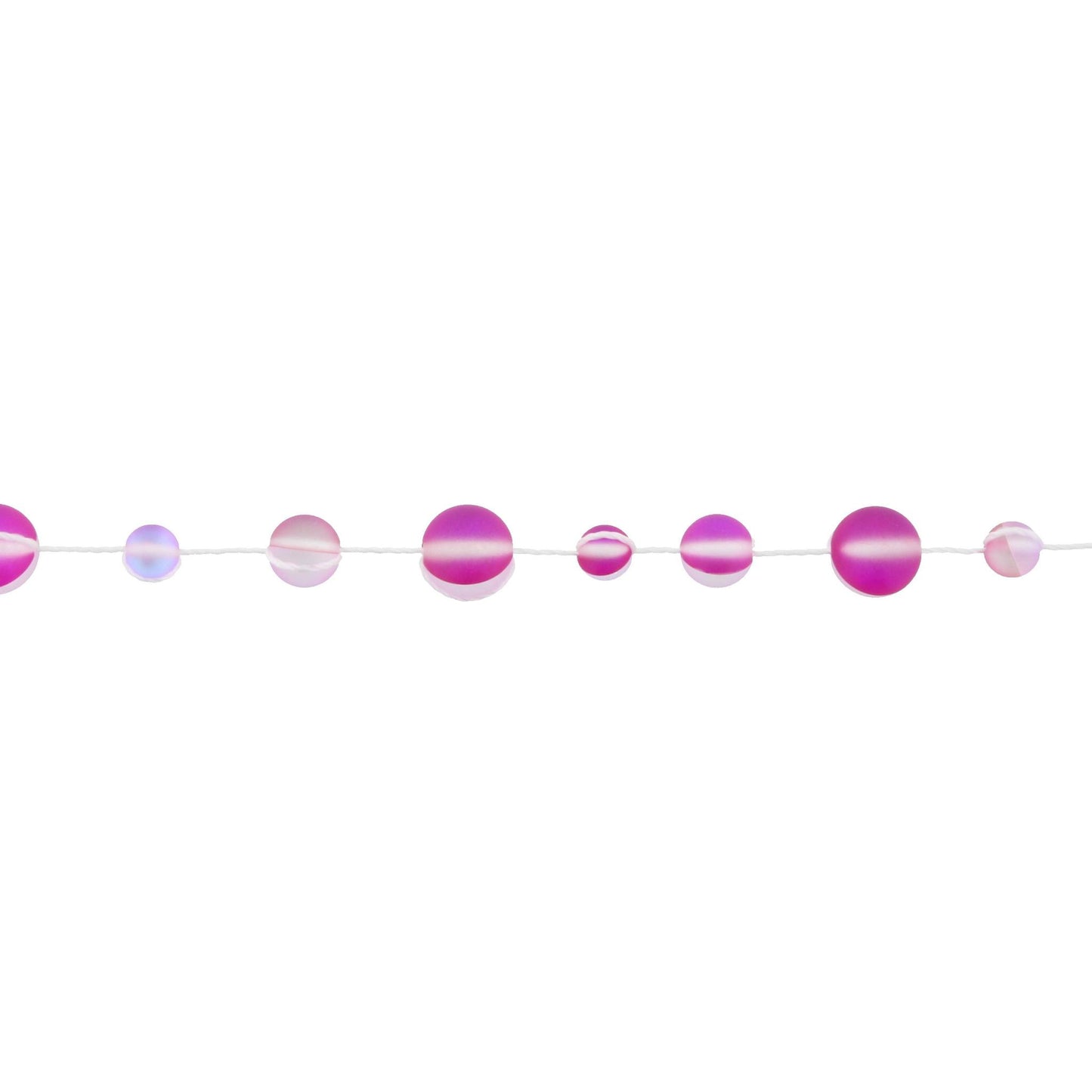 13" Pink Opalized Knotted Choker Necklace , 3" Ext
