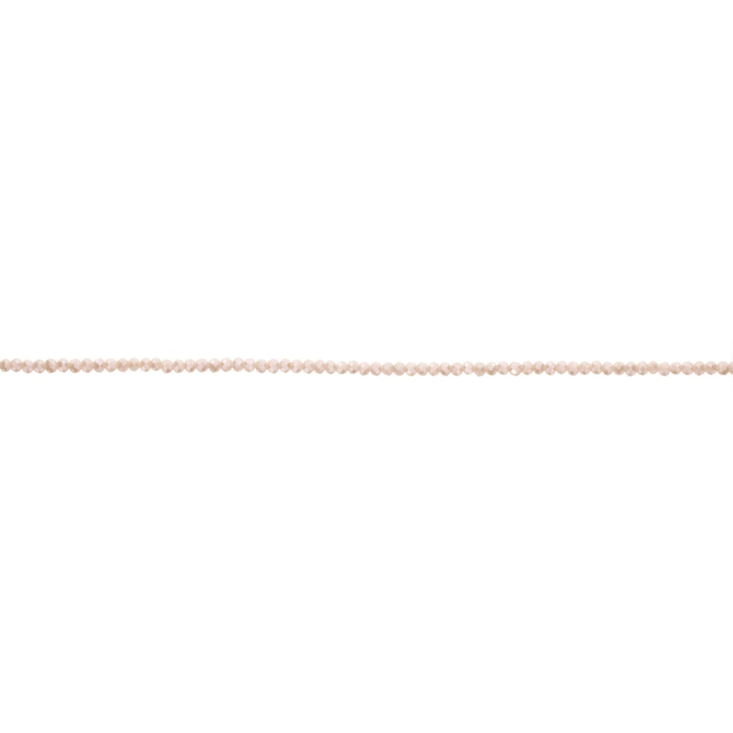 18" Nude Beaded Delicate Layering Necklace, 3" Ext