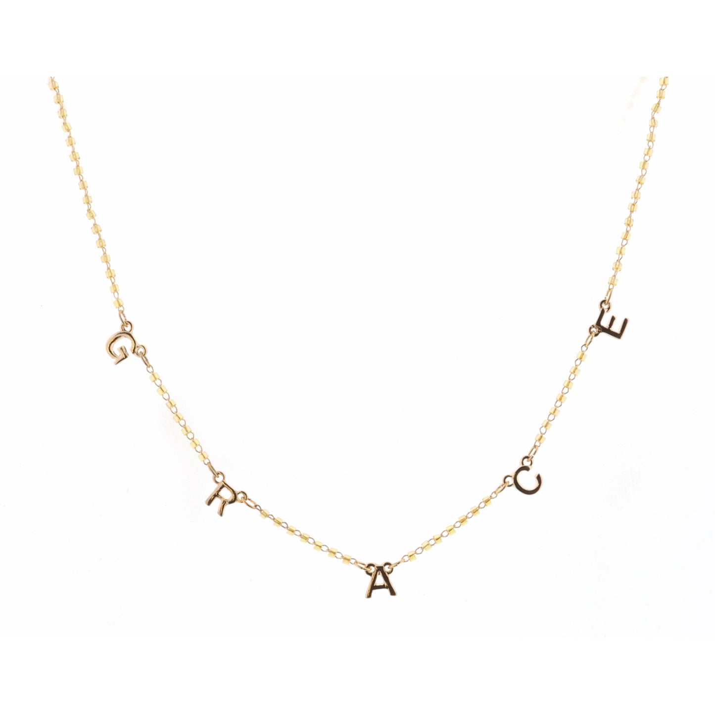 16" Faceted Champagne Grace Necklace, 3" Ext