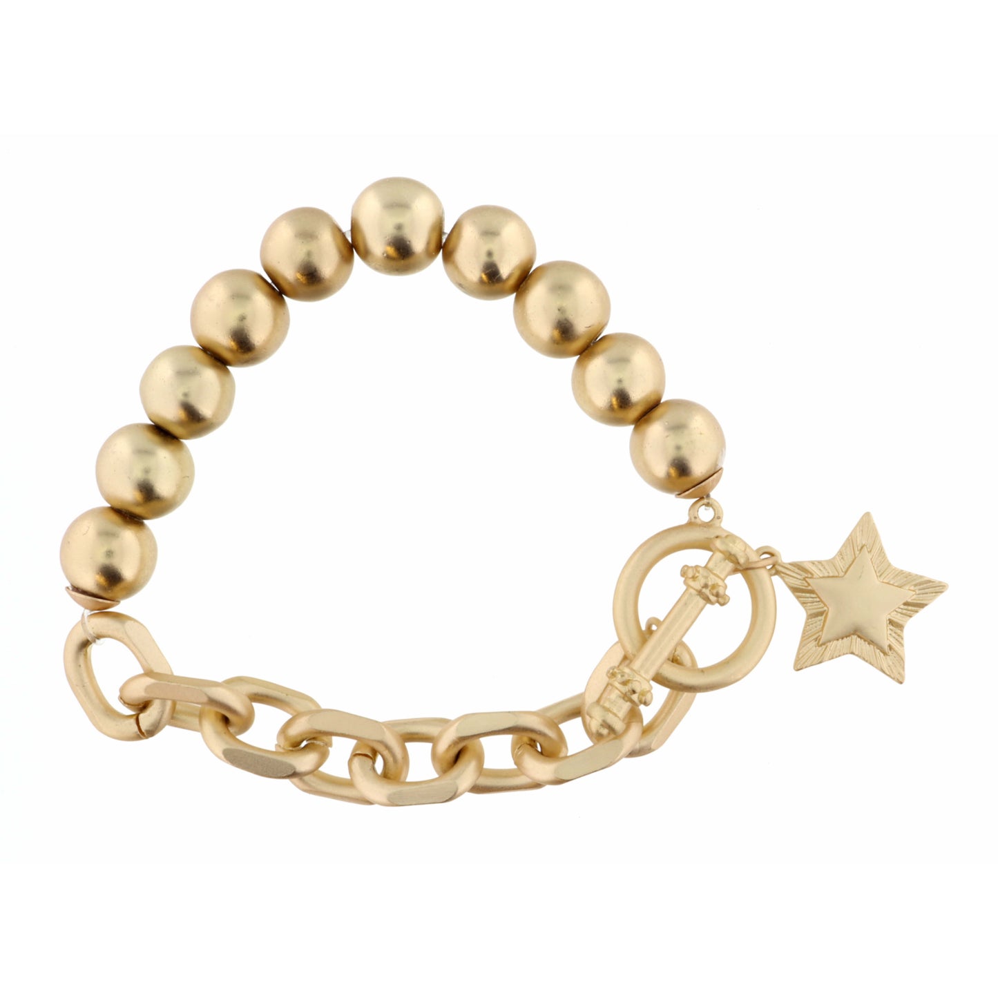Raised Edge Star Bracelet
