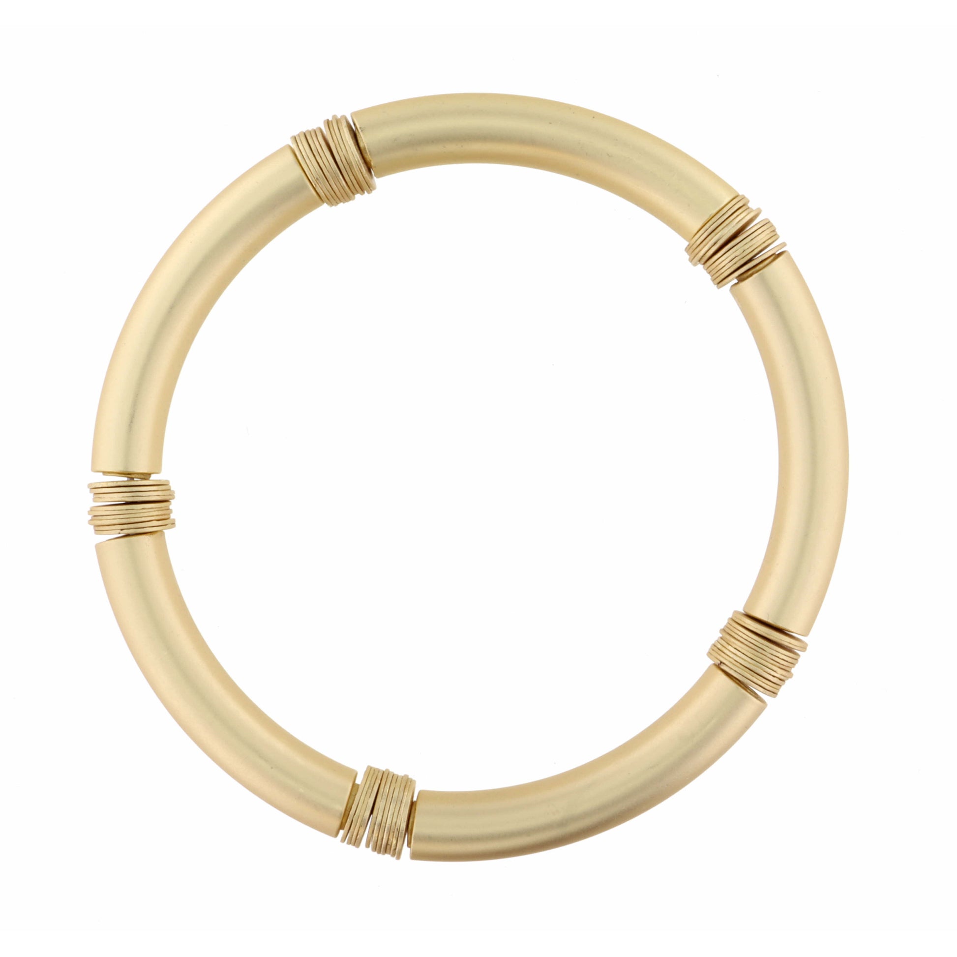 Thin, Gold Acrylic Bracelet