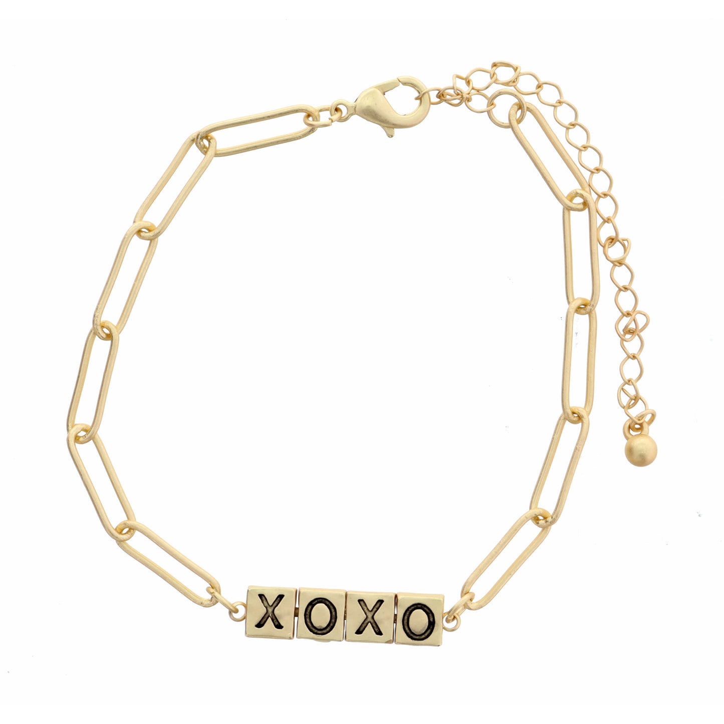 XOXO Word Bar Bracelet
