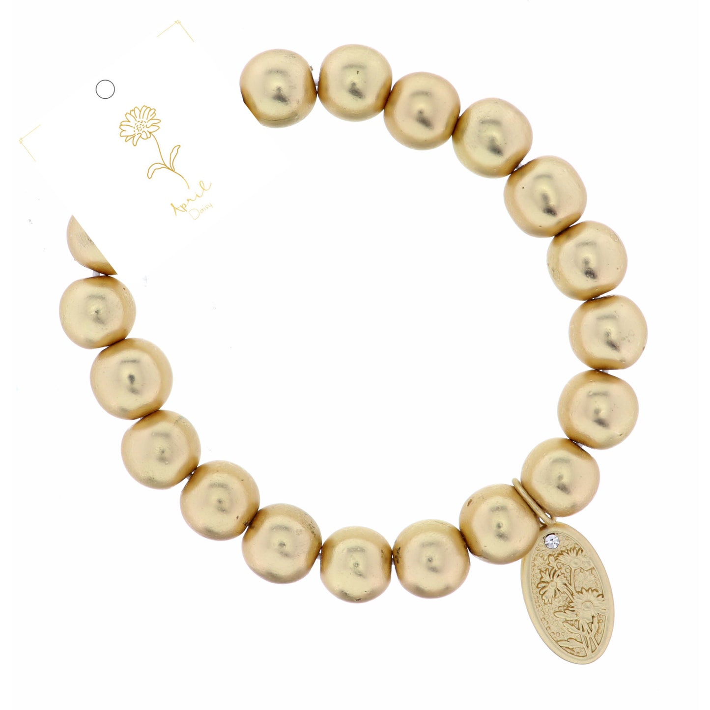 Daisy "April", Floral Oval Bracelet