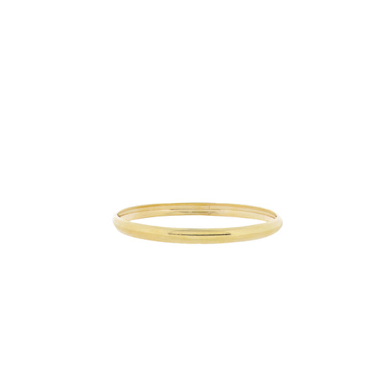 18K Gold Plated Thick Bangle Bracelet