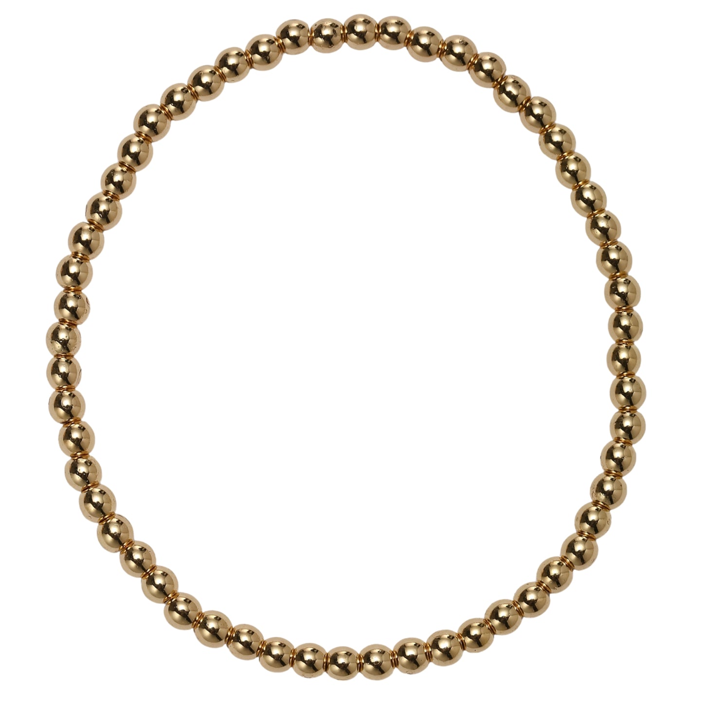 Gold Small Beaded Bracelet