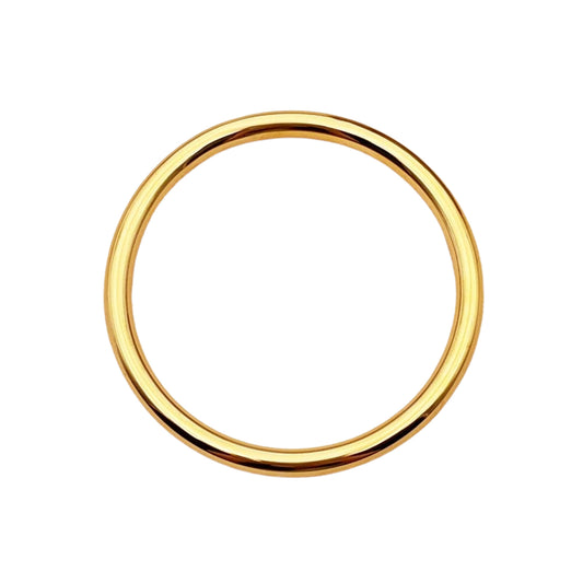 18K Gold Plated Tubular Bangle Bangle Bracelet