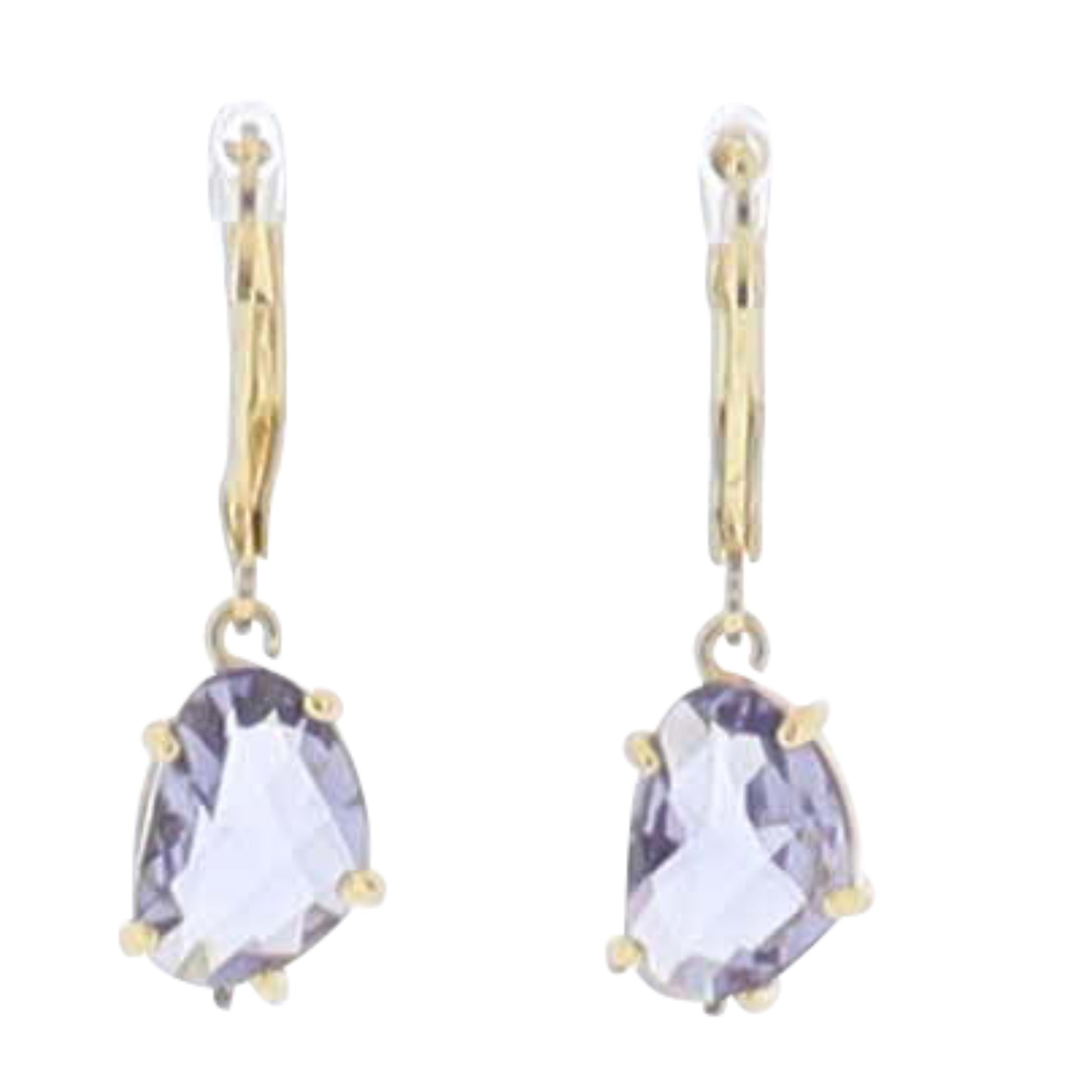 18K Gold Plated "June" Light Amethyst Earring