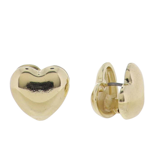 Gold Heart Earring