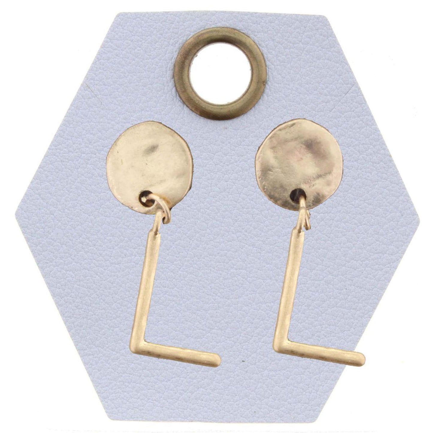 L Initial Earring
