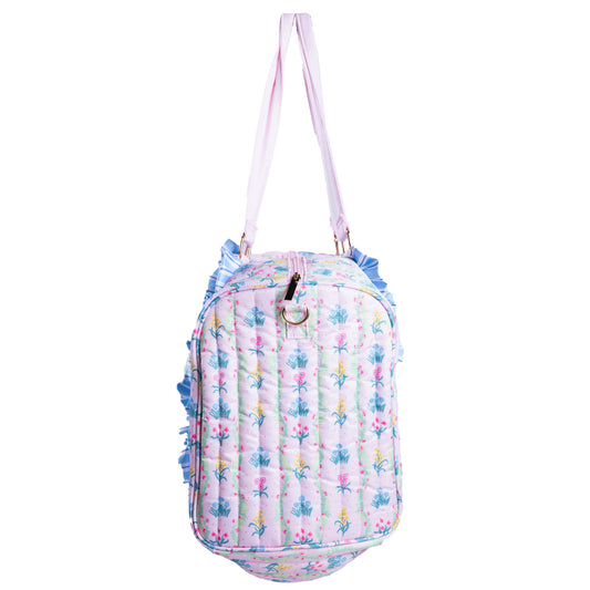 Bloomsbury Haven Weekender Bag - Premium Travel Duffle 21x10x12