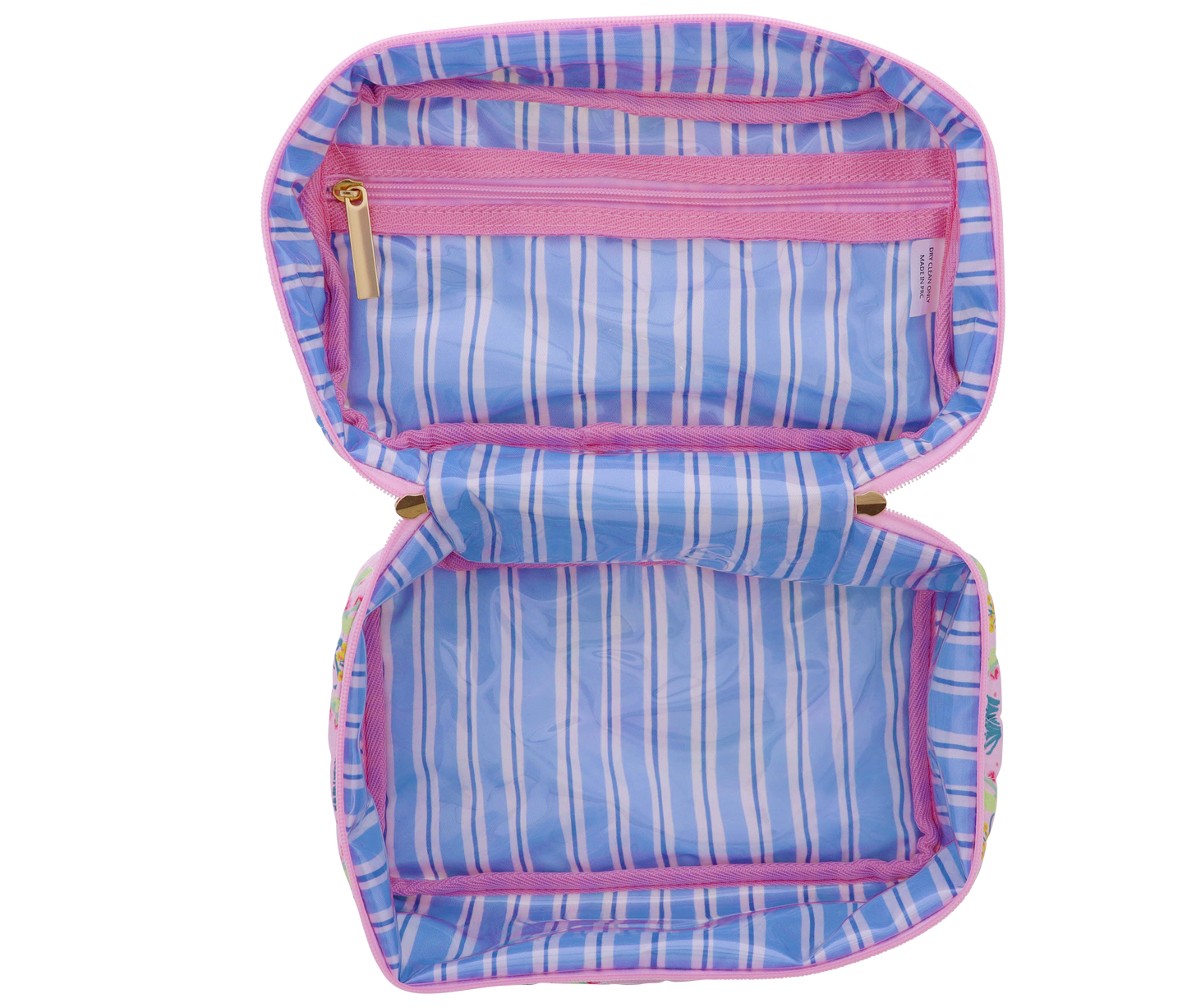 Bloomsbury Haven Cosmetic Bag - Floral Travel Makeup Organizer