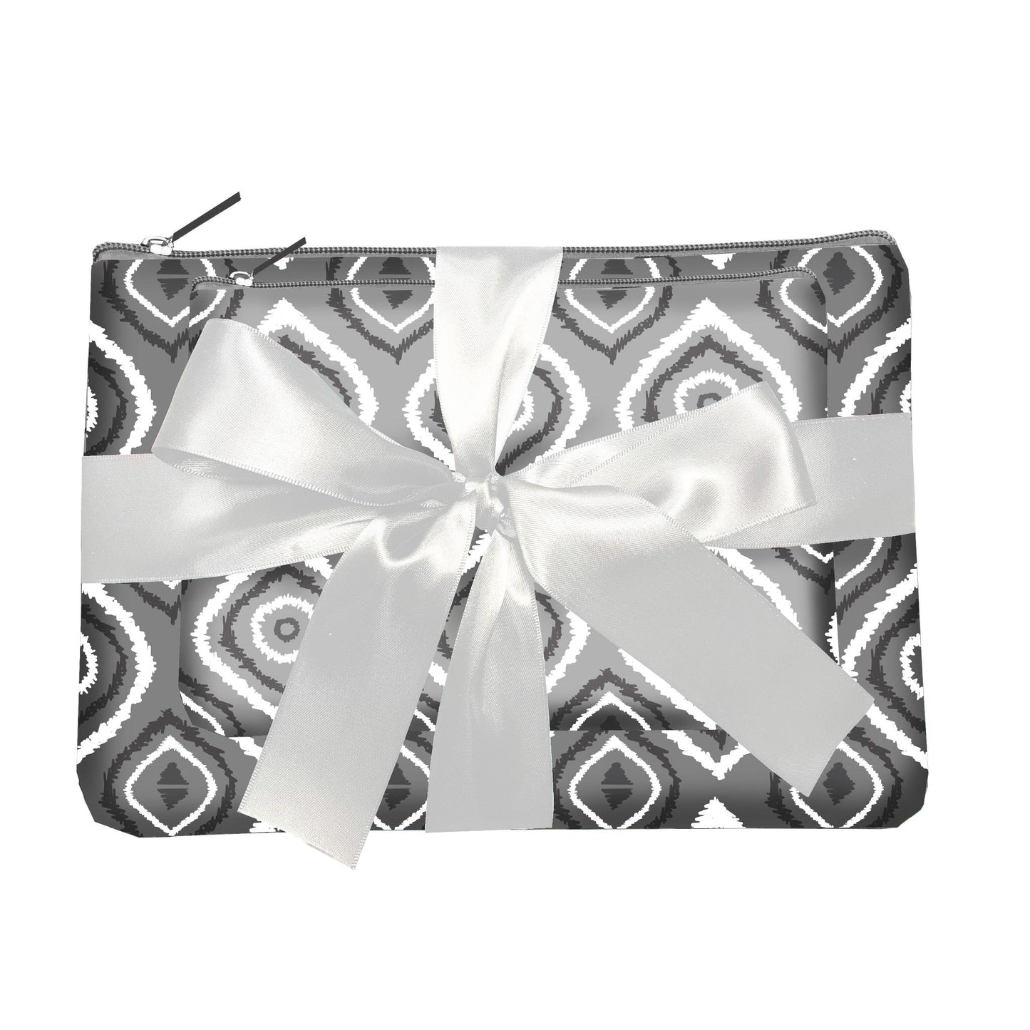 Grey Minds Think Alike Zipper Pouch Set