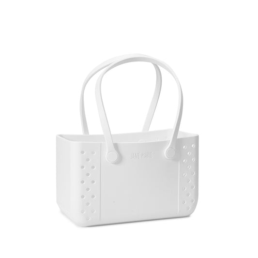 White Linen Small Multi Purpose Tote