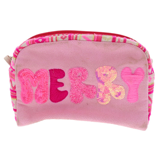 Merry & Pink Multi-Purpose Zipper Pouch
