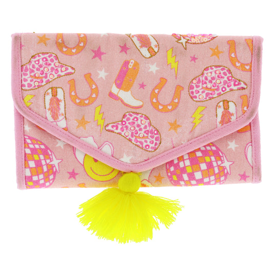 Pink Disco Cowgirl Jewelry Organizer